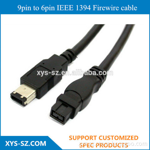 9pin to 6pin IEEE 1394 Firewire cable